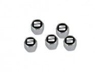 Jeu de 5 bouchons valves de roues SEAT