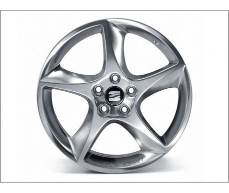 Jante en alu 18" couleur aluminium poli