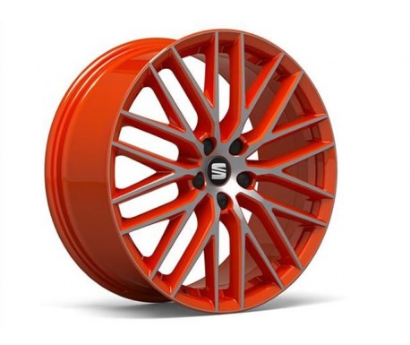 Jante alu 19" Diamantée sur fond orange - Performance Pack