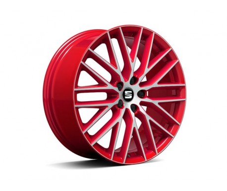 Jante alu 19" Diamantée sur fond rouge ? Performance Pack