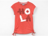 T-Shirt fille Cranberry