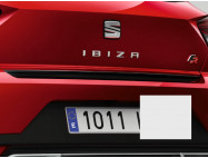 Moulure hayon arrière silver IBIZA 6F