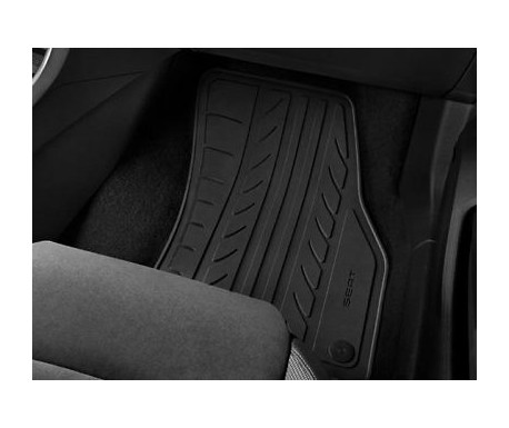 Tapis De Sol Conducteur Uniquement Pour Seat Ateca 2016-2025 | Découpe Laser, Fond Antidérapant | Fabriqué En Italie