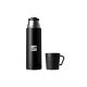 Bouteille Isotherme avec tasse SEAT Noire