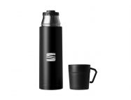 Bouteille Isotherme avec tasse SEAT Noire