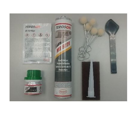 Kit de collage pour les éléments aérodynamiques