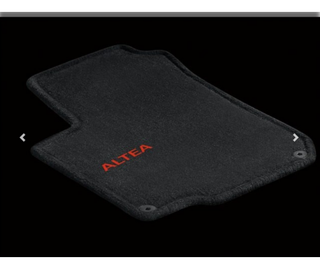 Jeu de tapis Velpic noir ALTEA