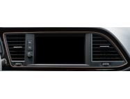 Entourage cuivre infodivertissement Leon Cupra R