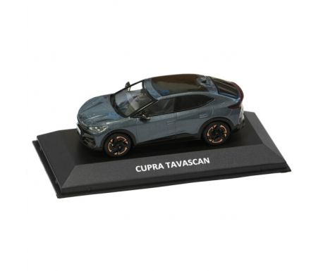 MINIATURE Cupra Tavascan bleu 1:43